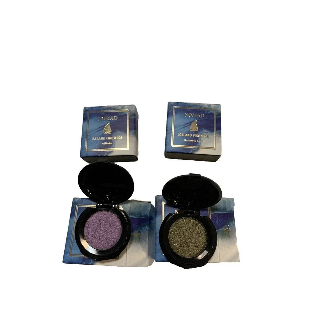 NOMAD Intense Eyeshadows And‎ Duos NEW .05oz With 2 Free Gifts Lot Of 16